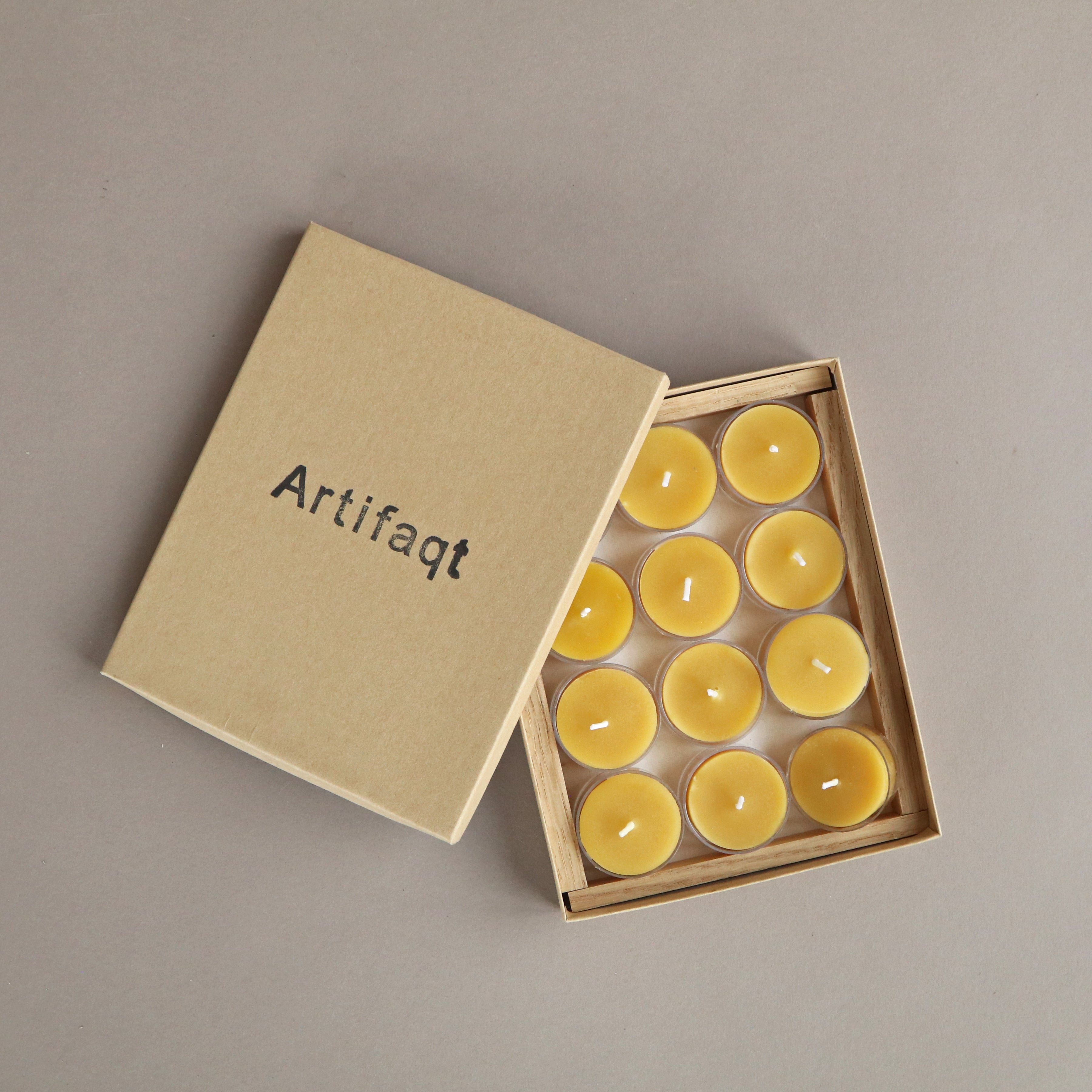 Tealight Beeswax Candles (12 Pack)