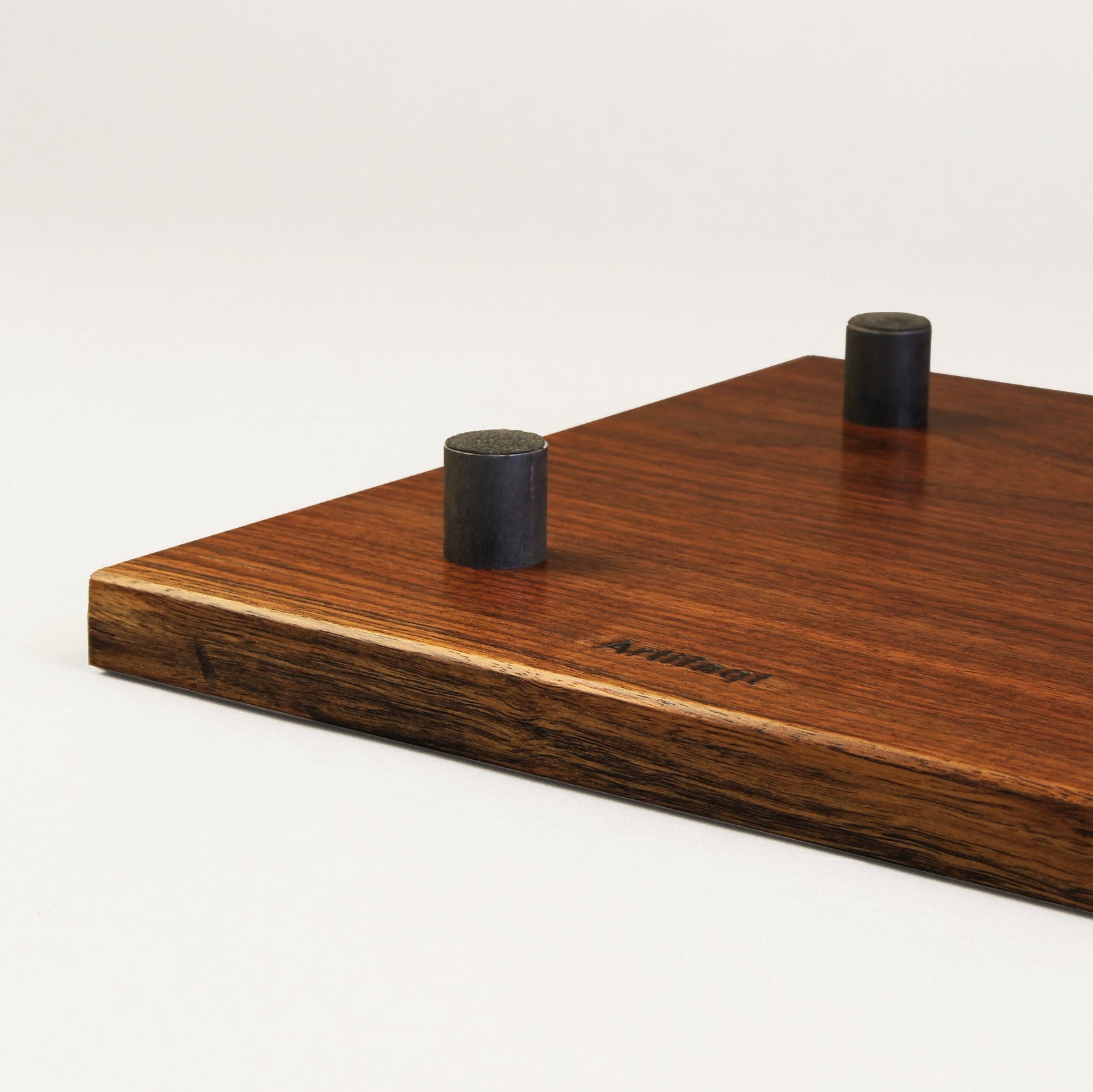 Footed Wooden Platter