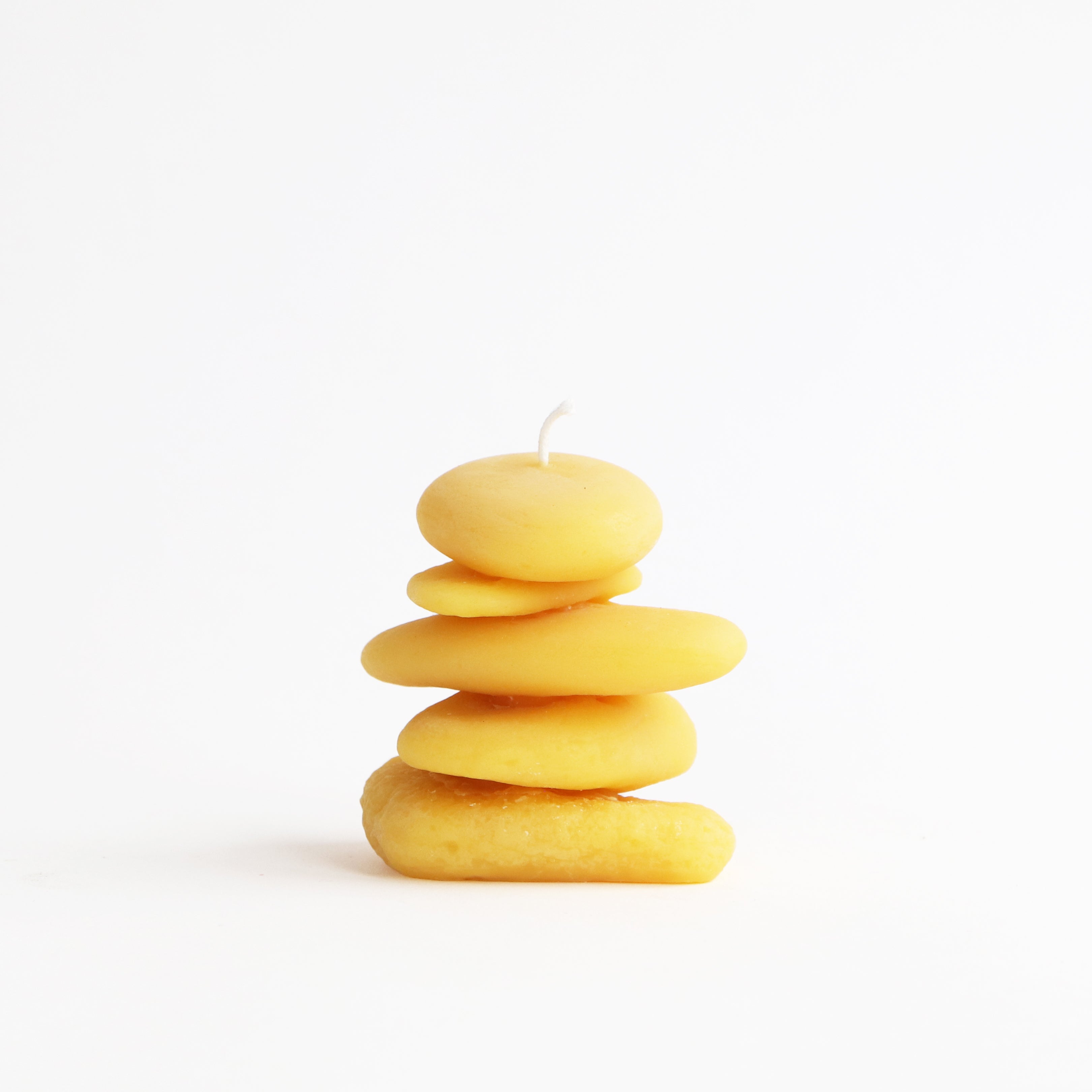 cairn beeswax candle