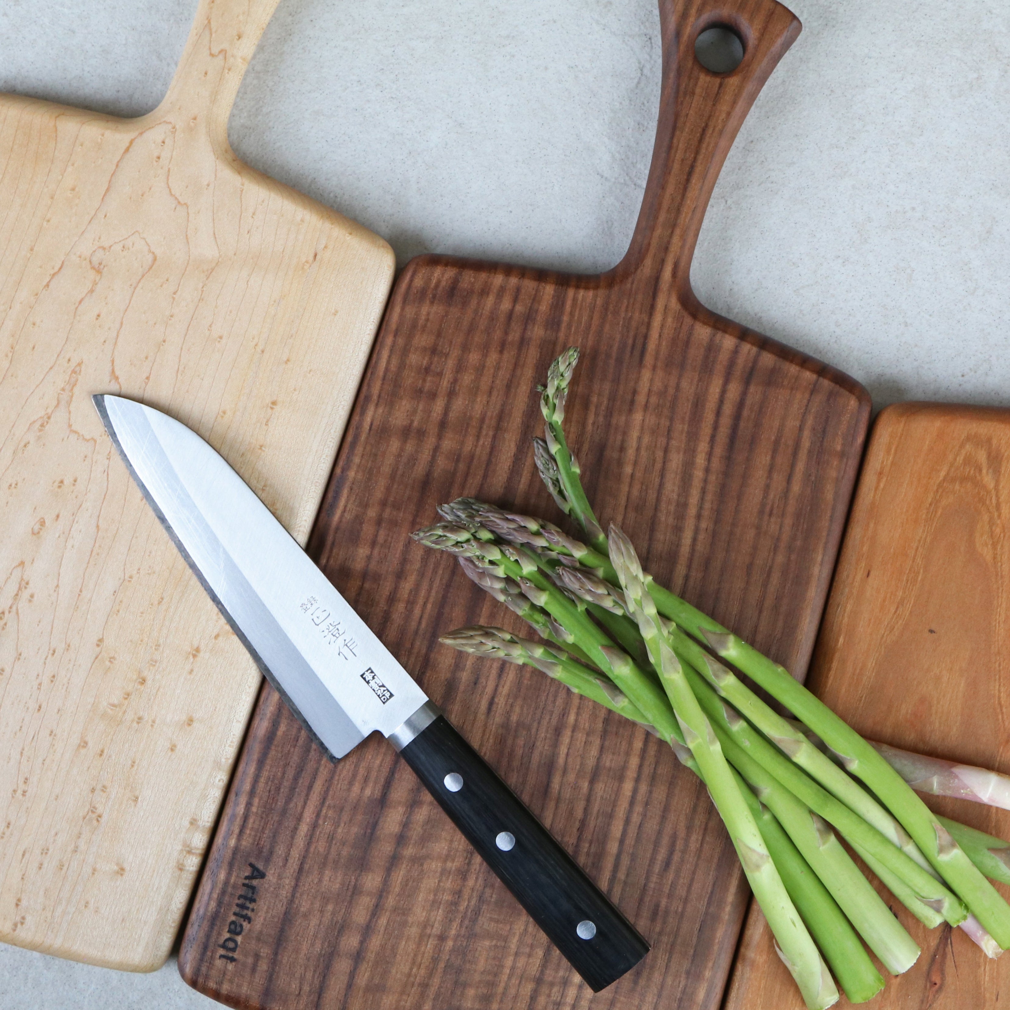 Large Handled Wooden Board