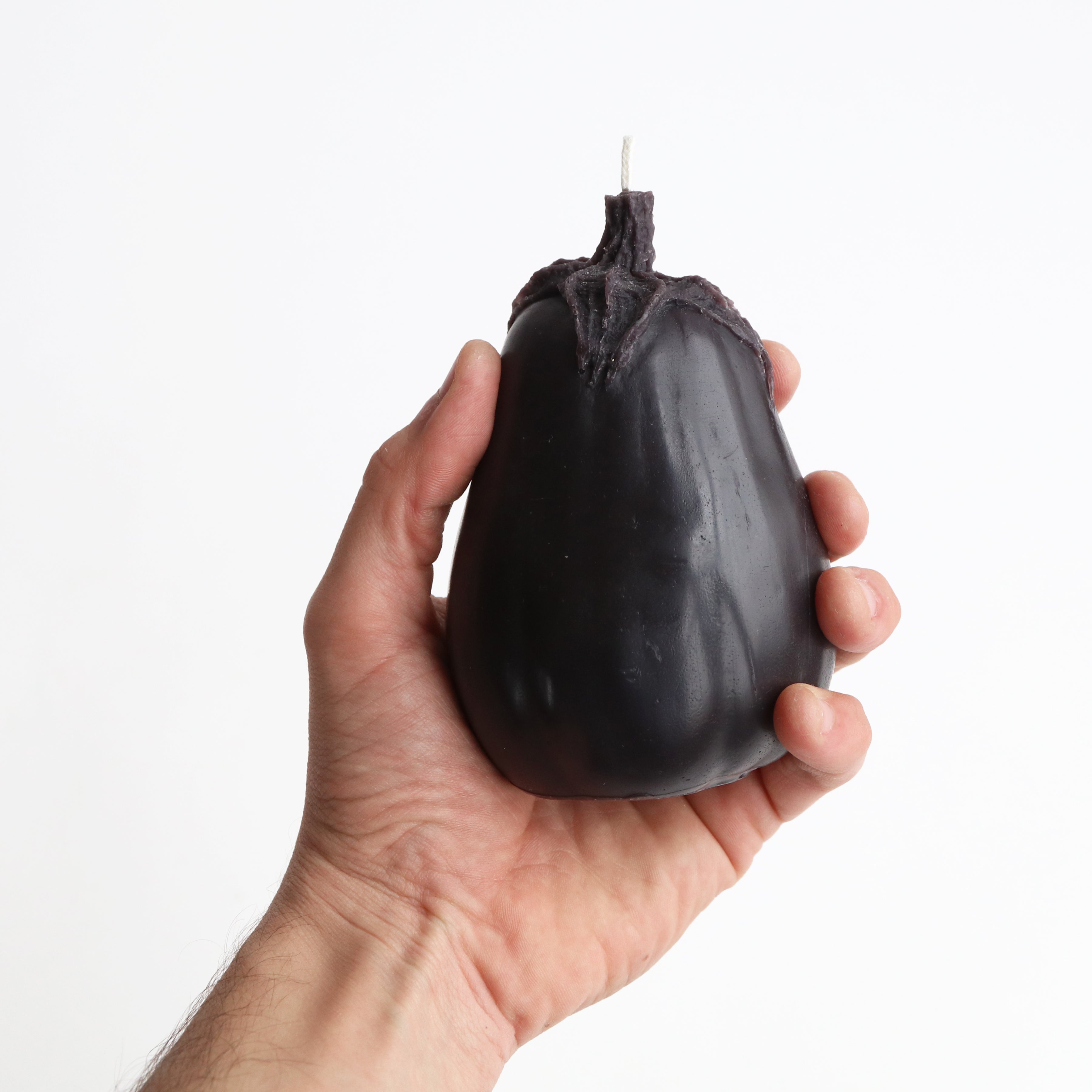 Eggplant Beeswax Candle