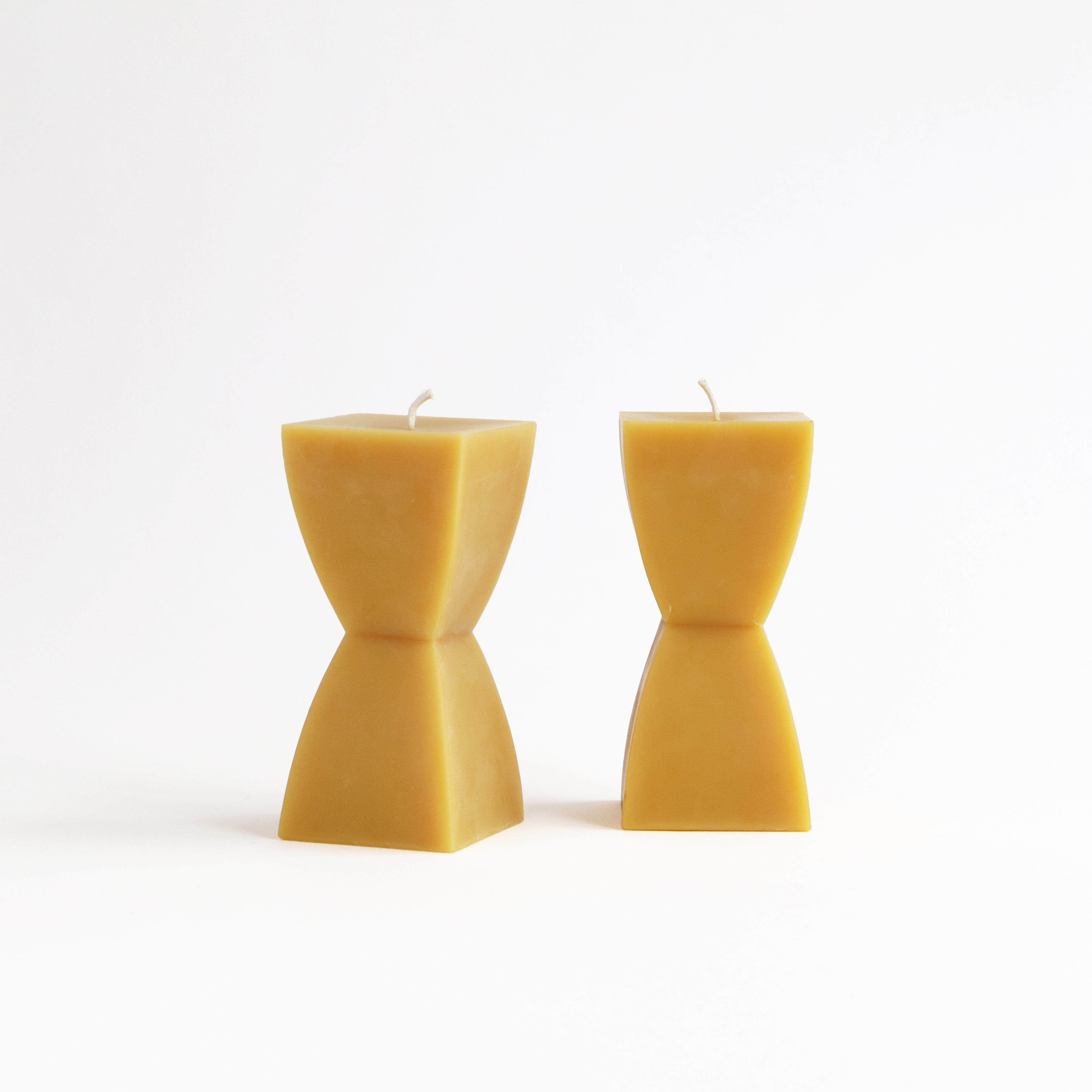 Hourglass Beeswax Candle
