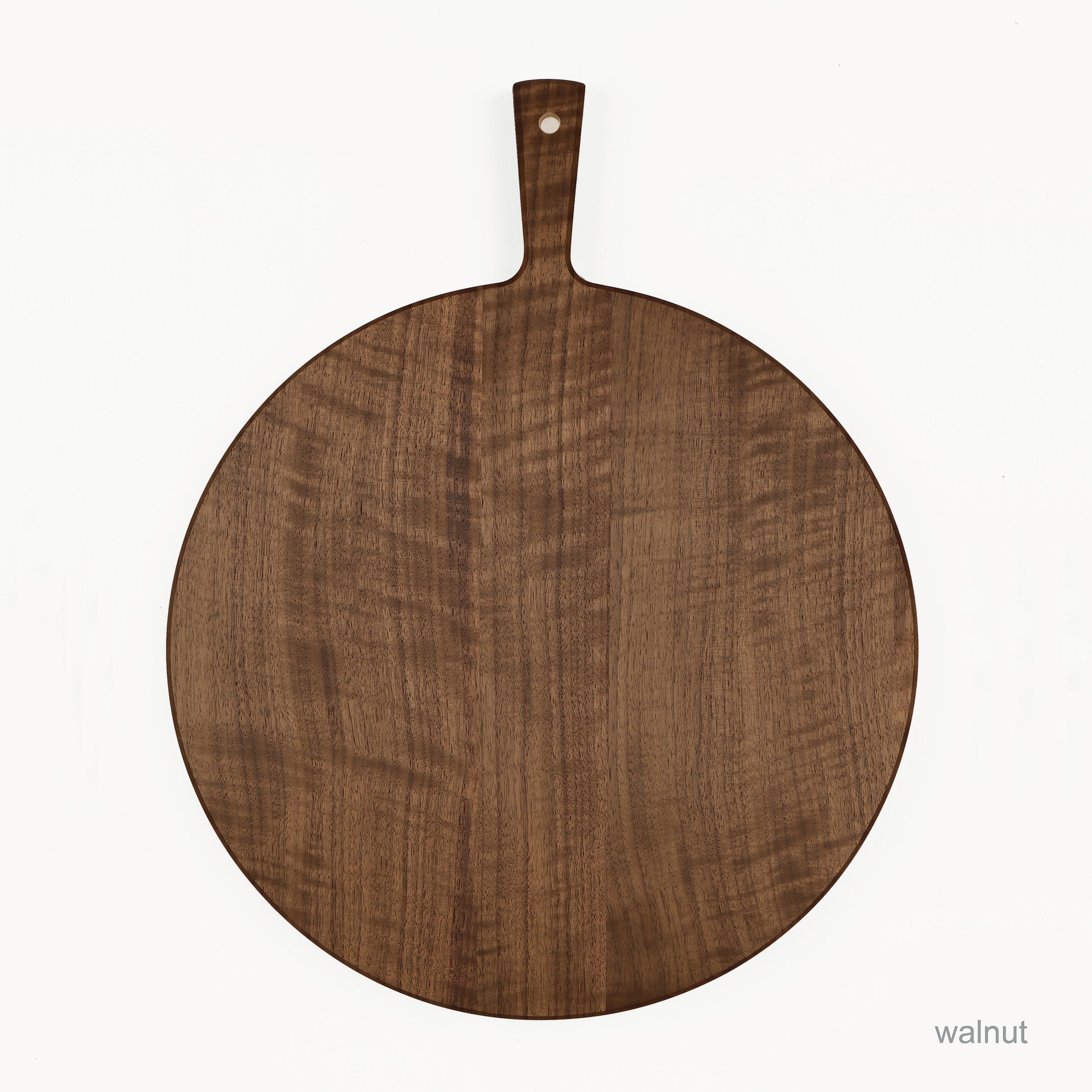 Round Wooden Handled Serving Board