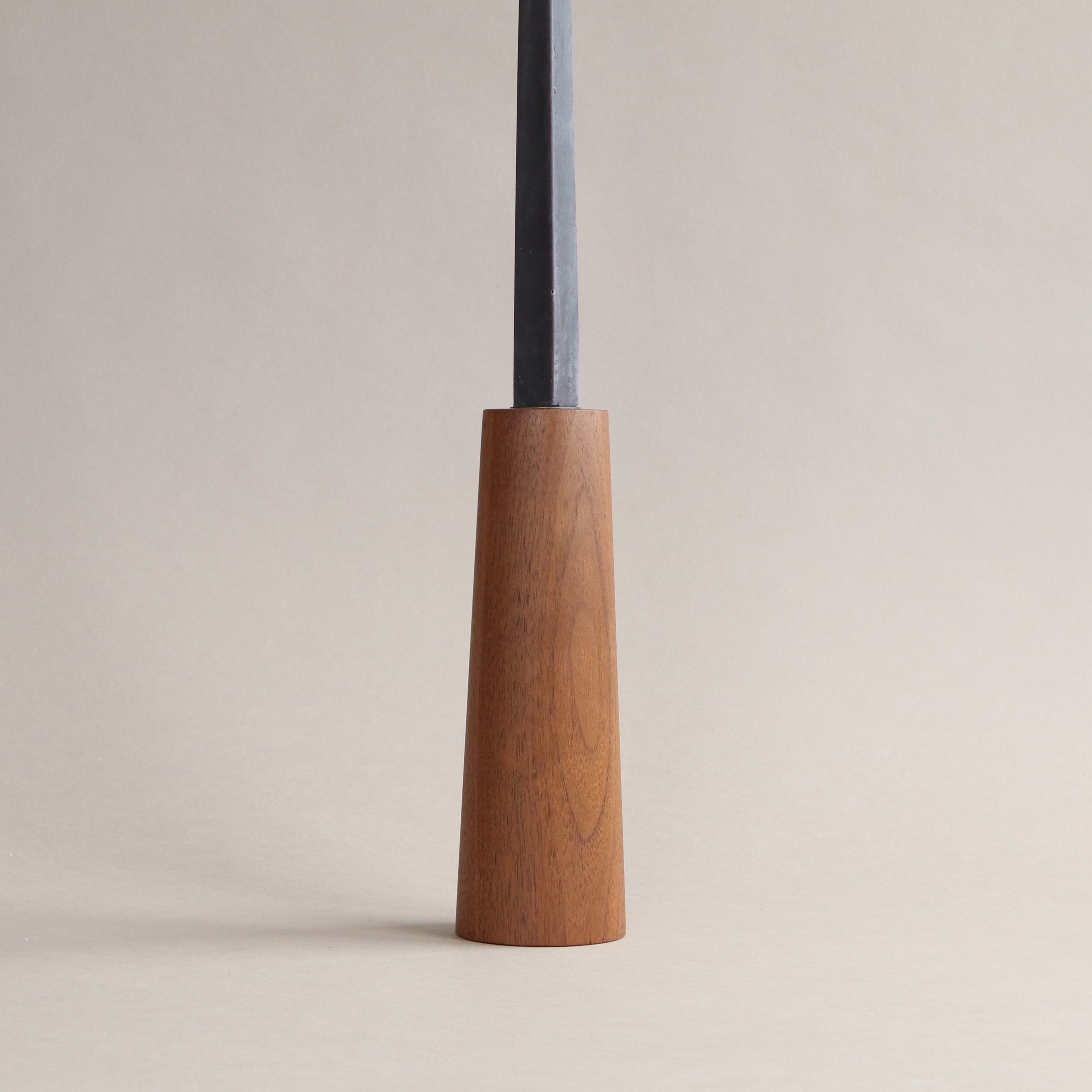 Walnut Taper Candle Holder