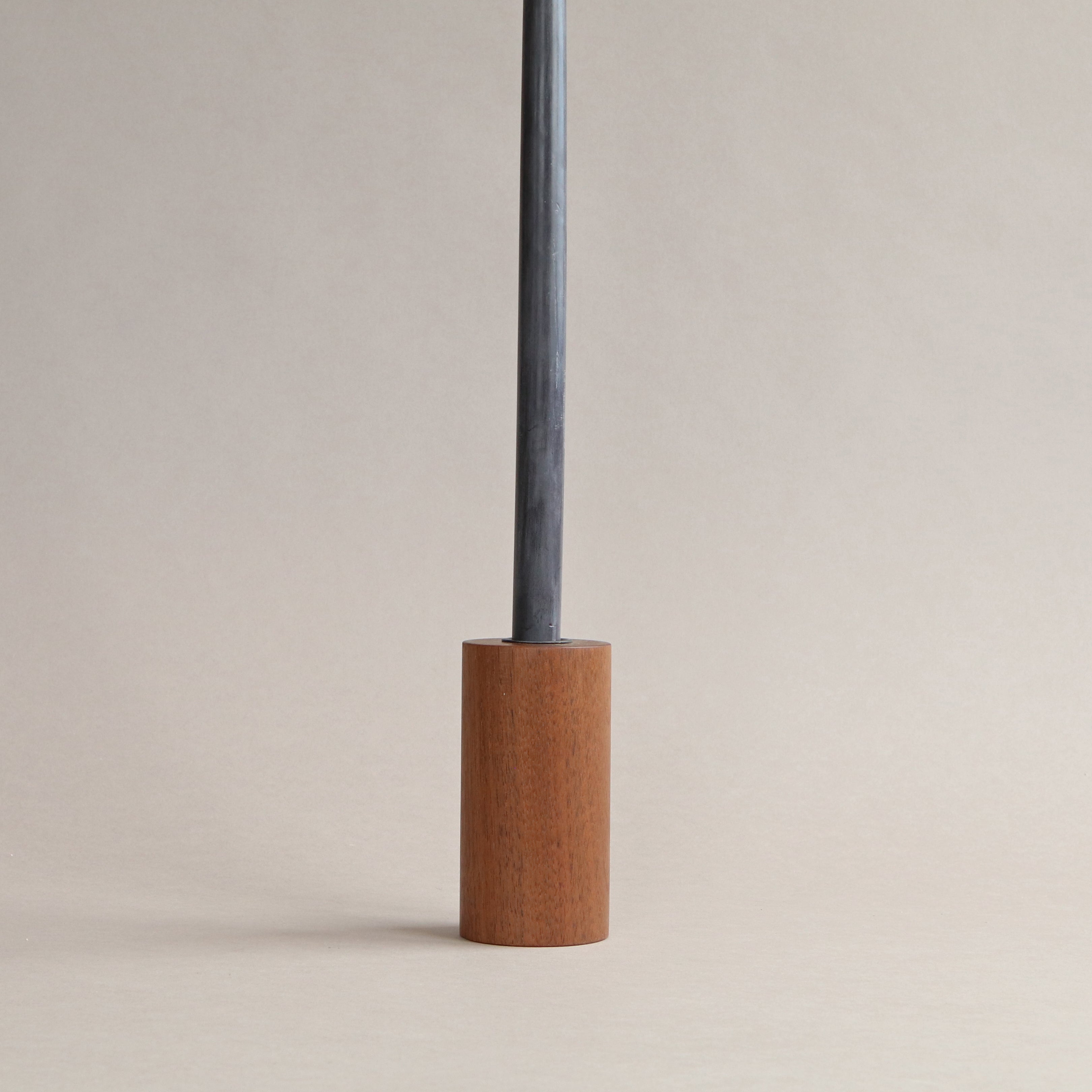 Walnut Taper Candle Holder