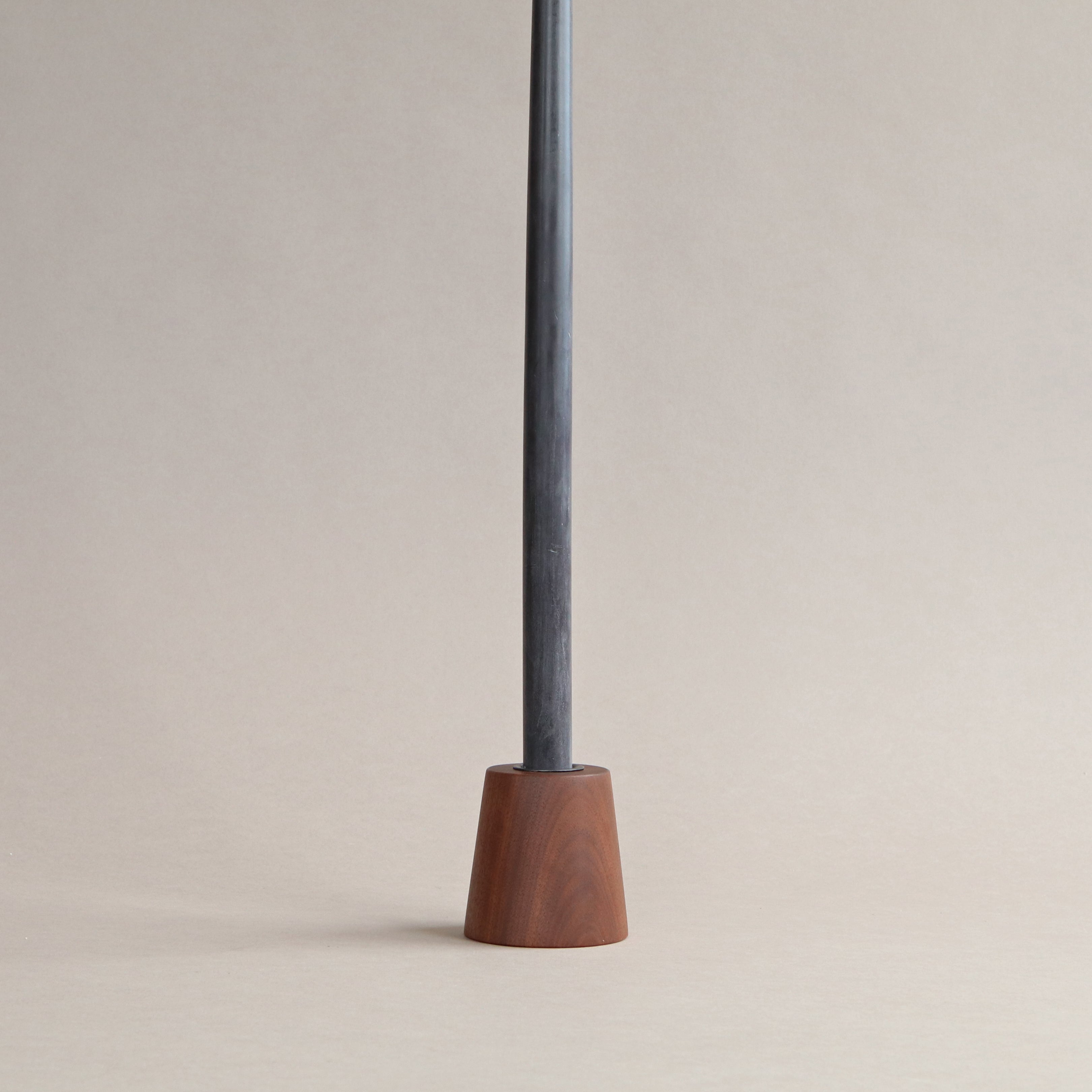Walnut Taper Candle Holder