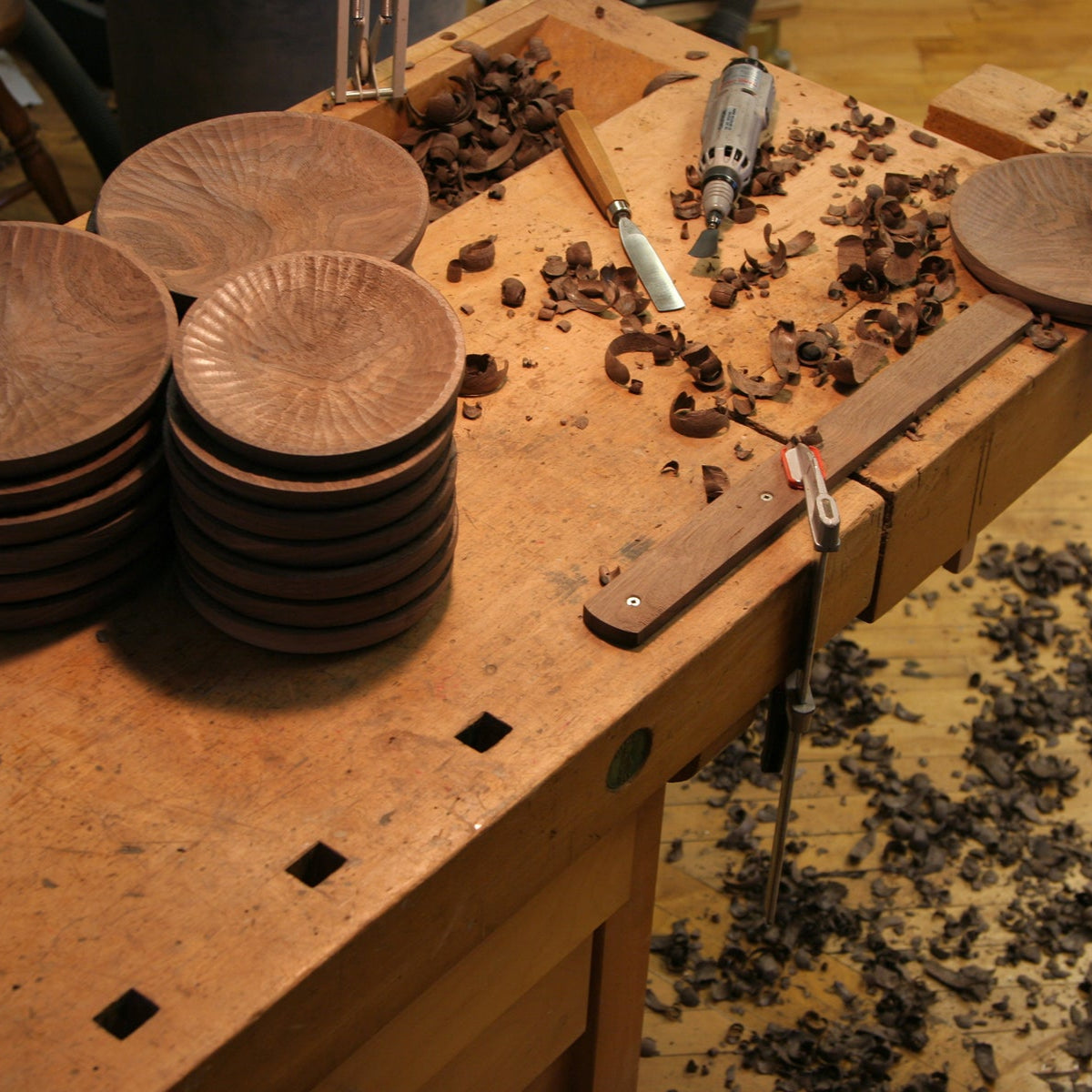 Carved Wooden Dish