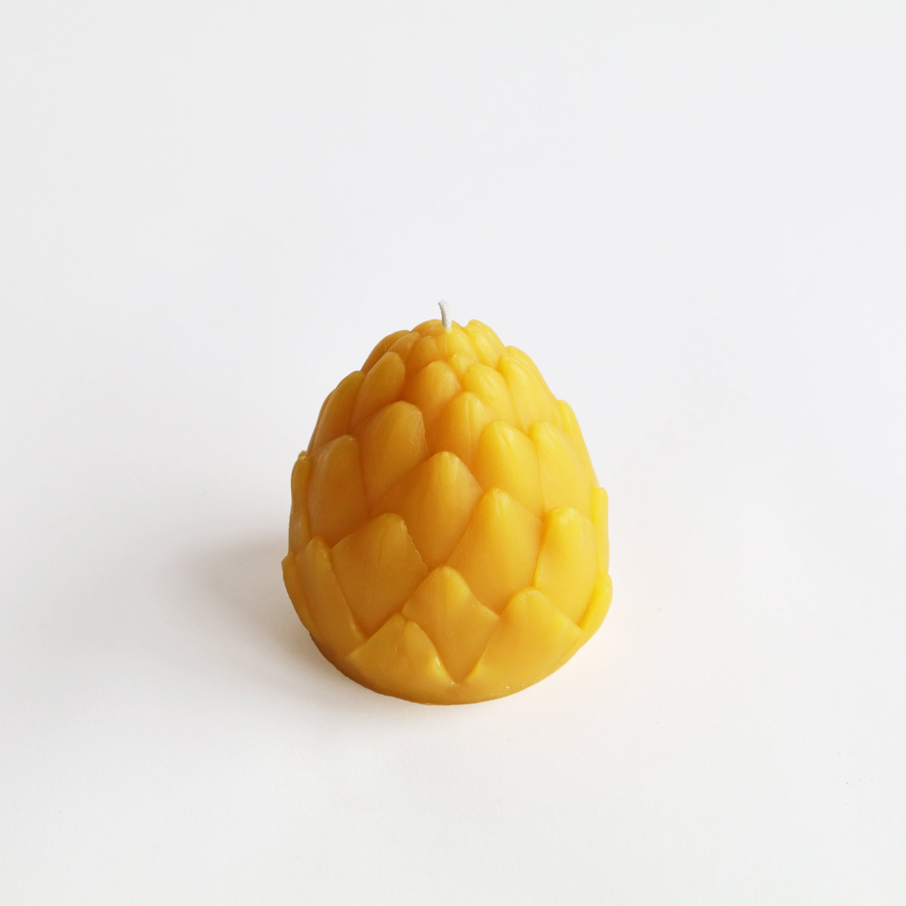 artichoke beeswax candle