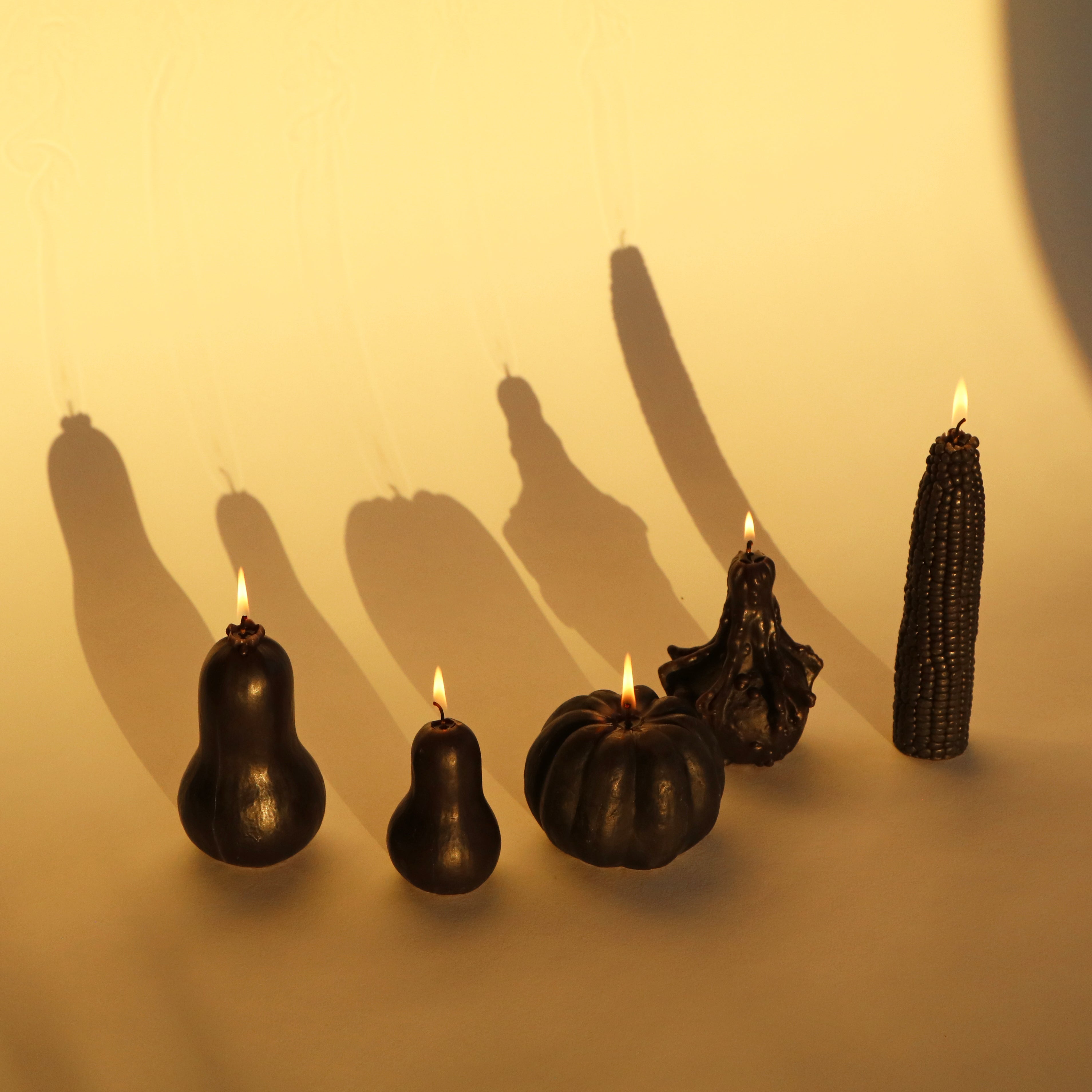 Fall Harvest Beeswax Candles