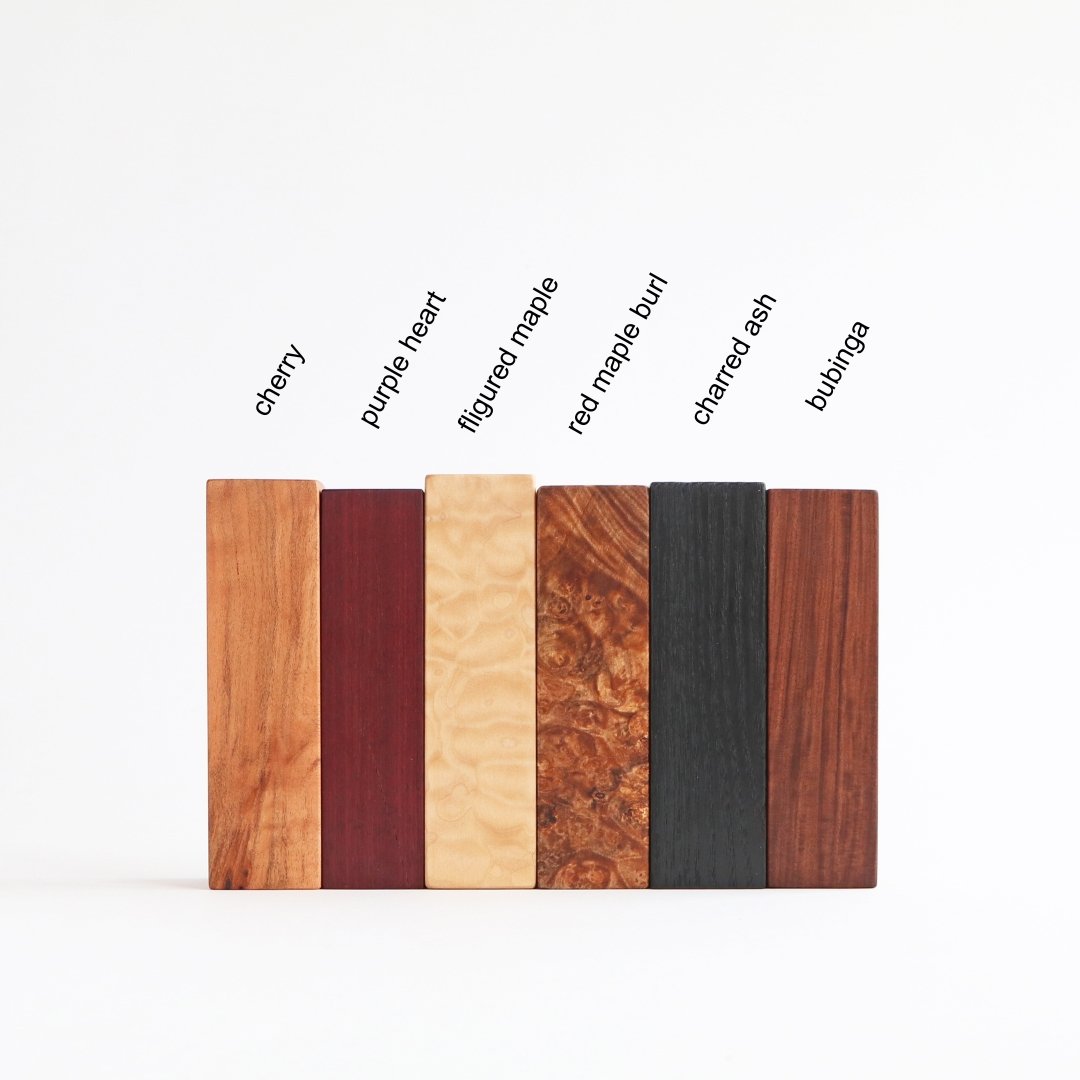 Wood Bud Vases