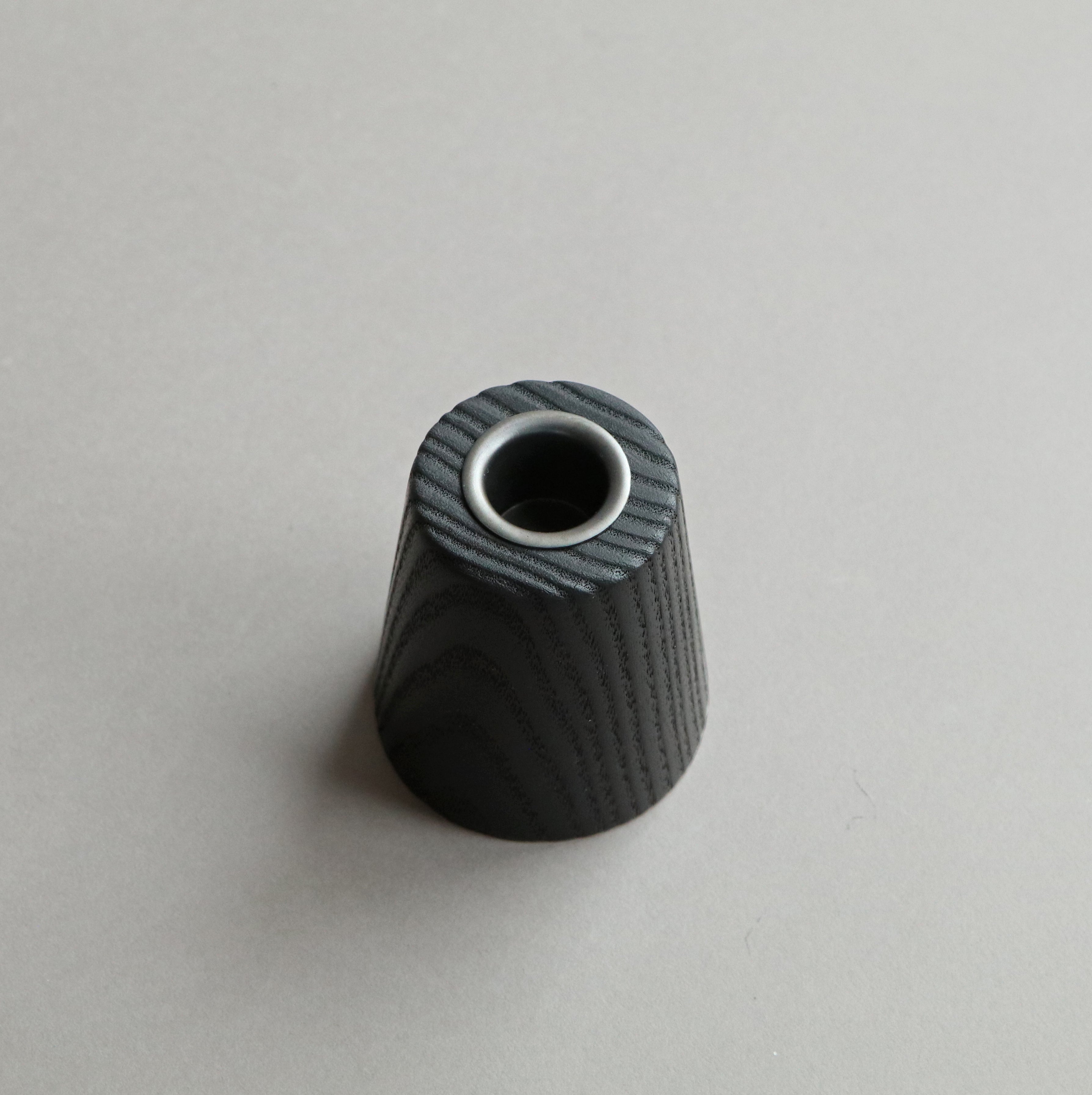 Charred Ash Taper Holder