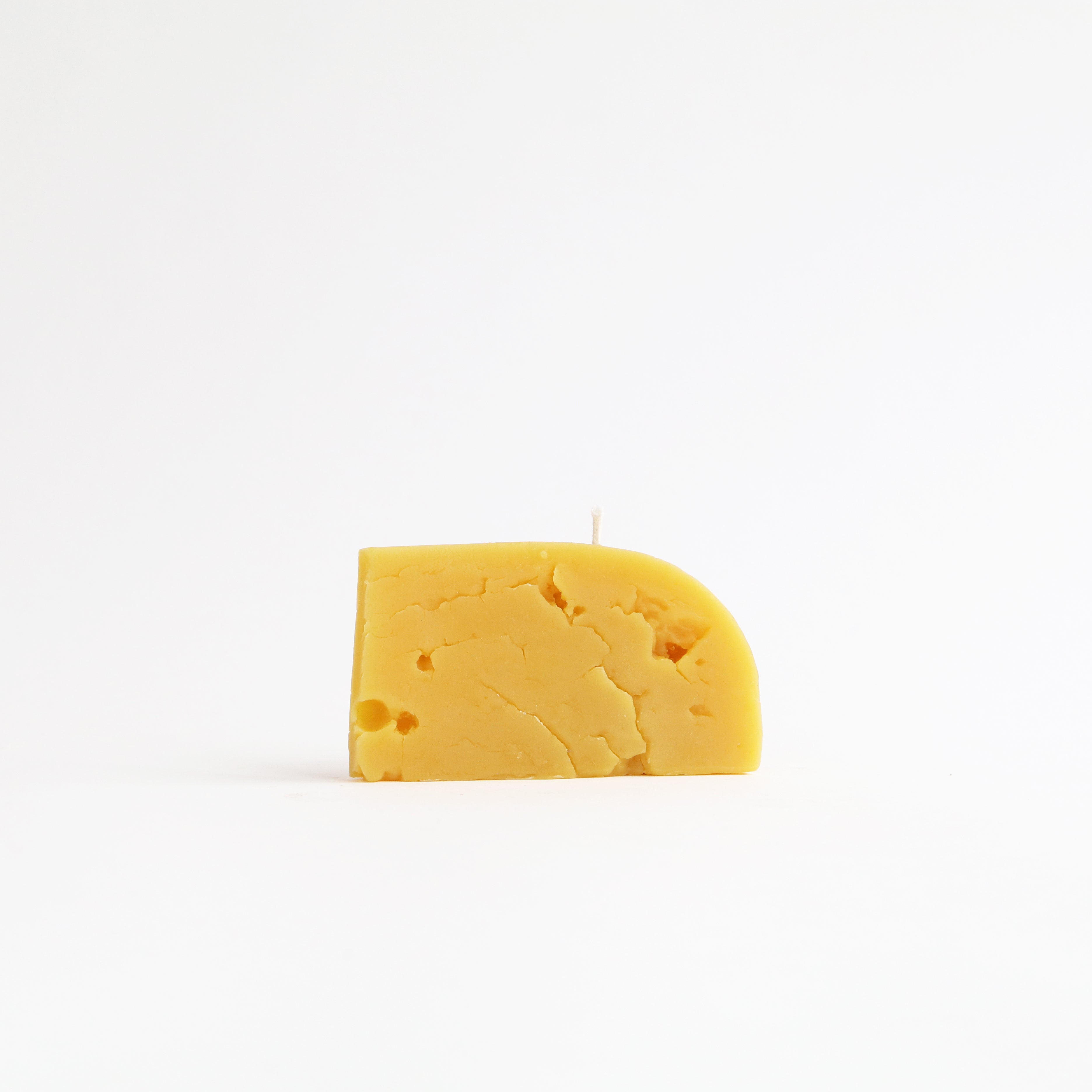 cheese candles shaped like gouda 