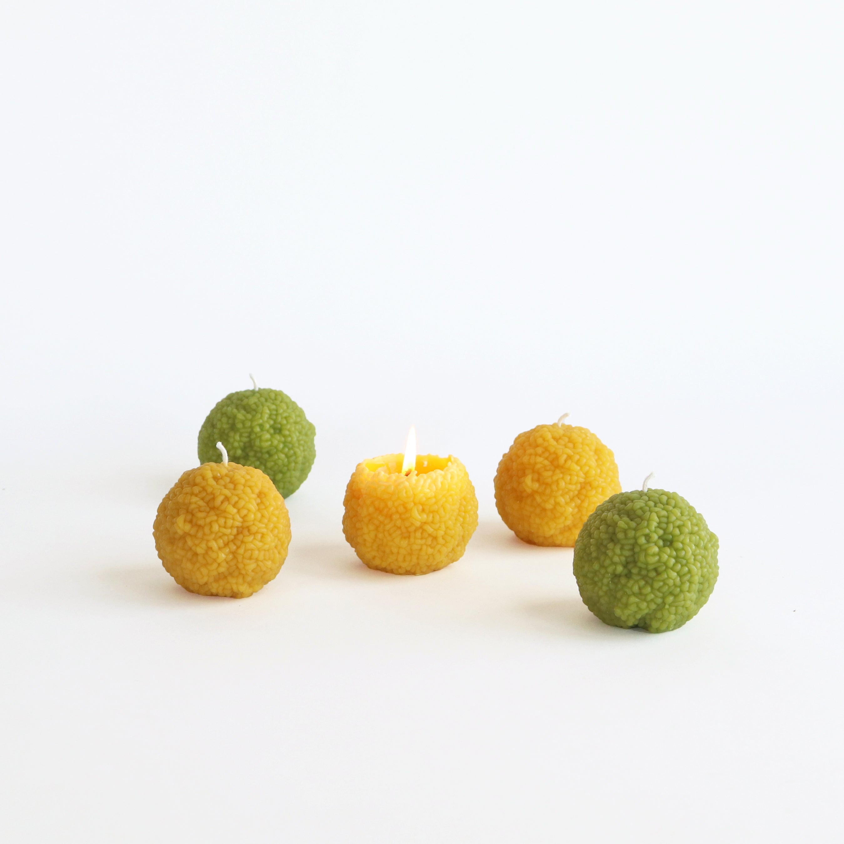natural beeswax osage orange candles