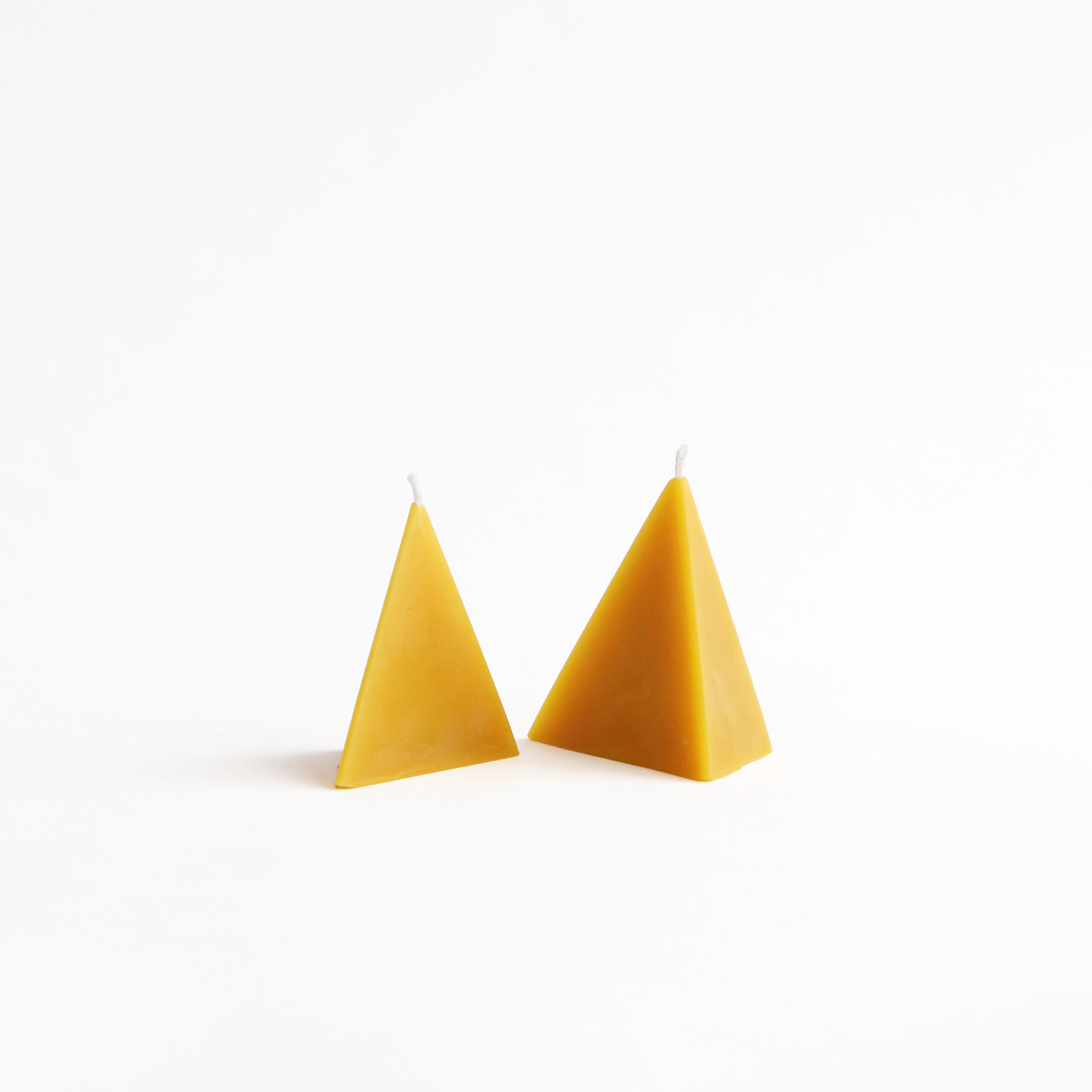 Pyramid Beeswax Candles