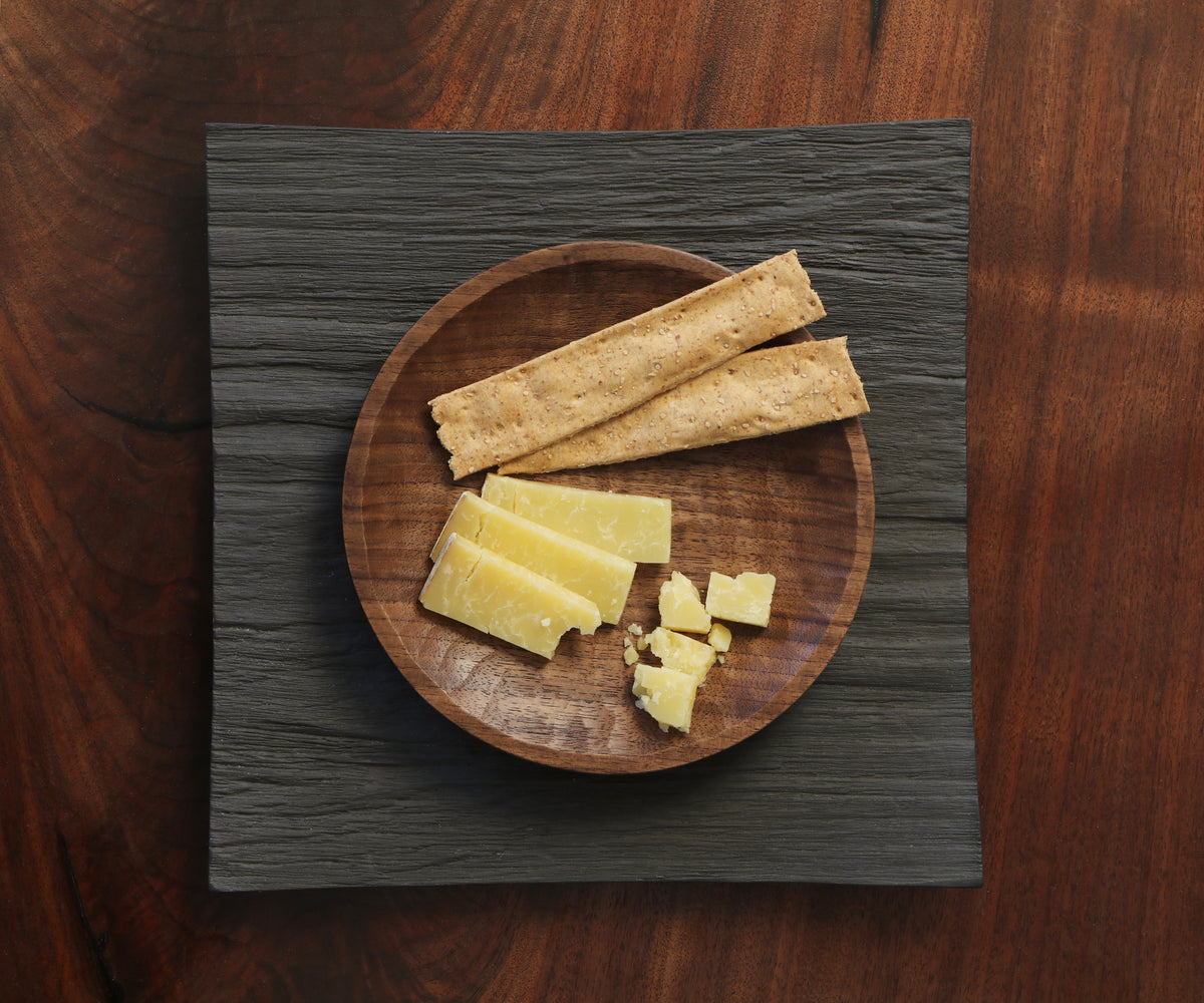Splitwood Metal Serving Platter - Matte Black
