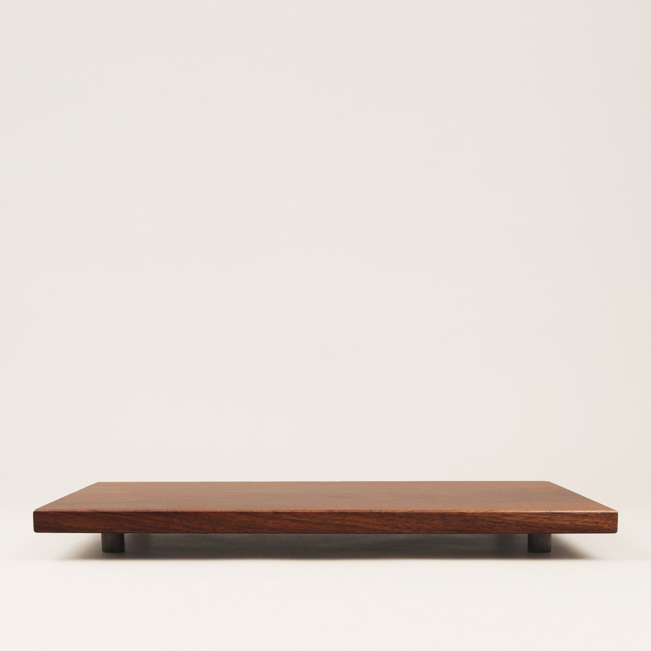 Footed Wooden Platter