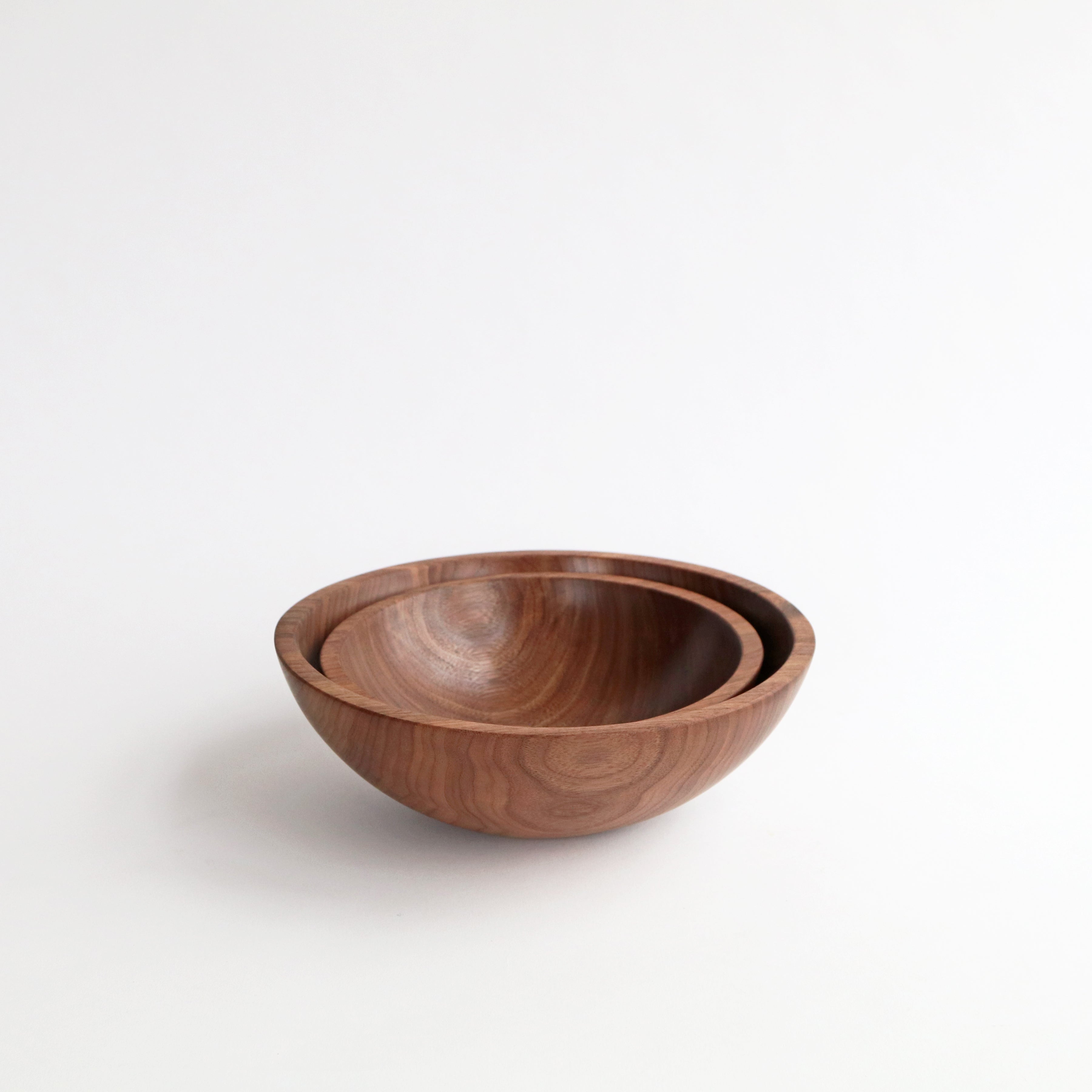 Walnut Wooden Serving Bowls